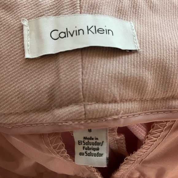 ⭐️ Blush Pink Calvin Klein Cropped pants- size 8 - Picture 8 of 8